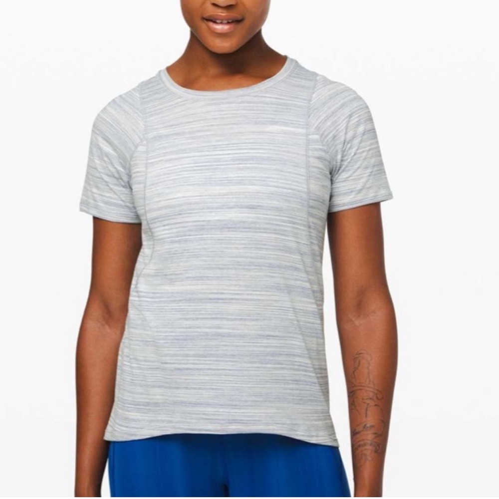 Lululemon Make Miles Count Short Sleeve Shirt